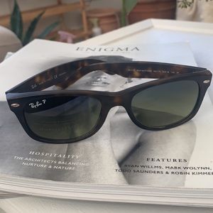 Ray and wayfarers. New last year.Minor if any wear